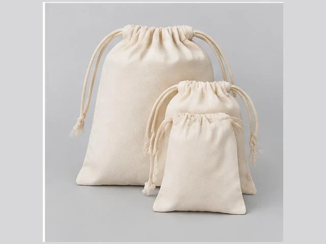 Cotton drawstring bags
